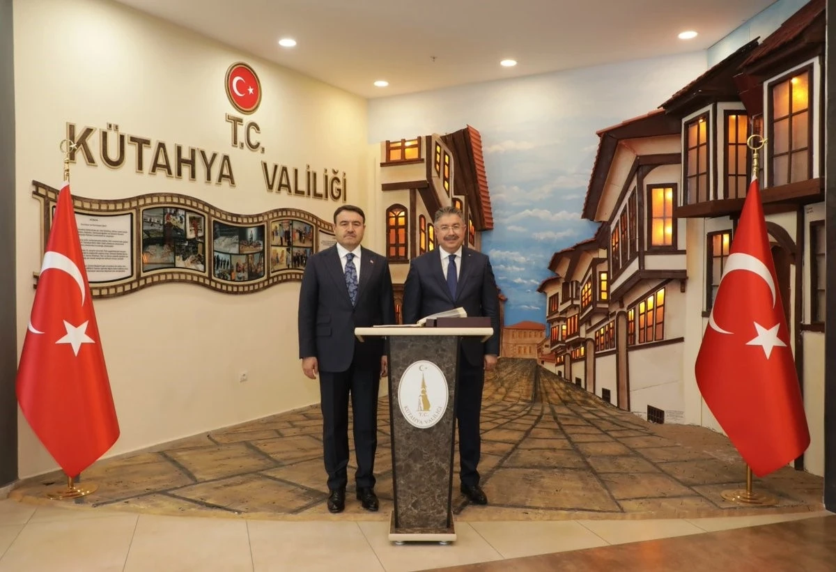 Vali Yılmaz&rsquo;dan K&uuml;tahya&rsquo;ya iş birliği ziyareti

