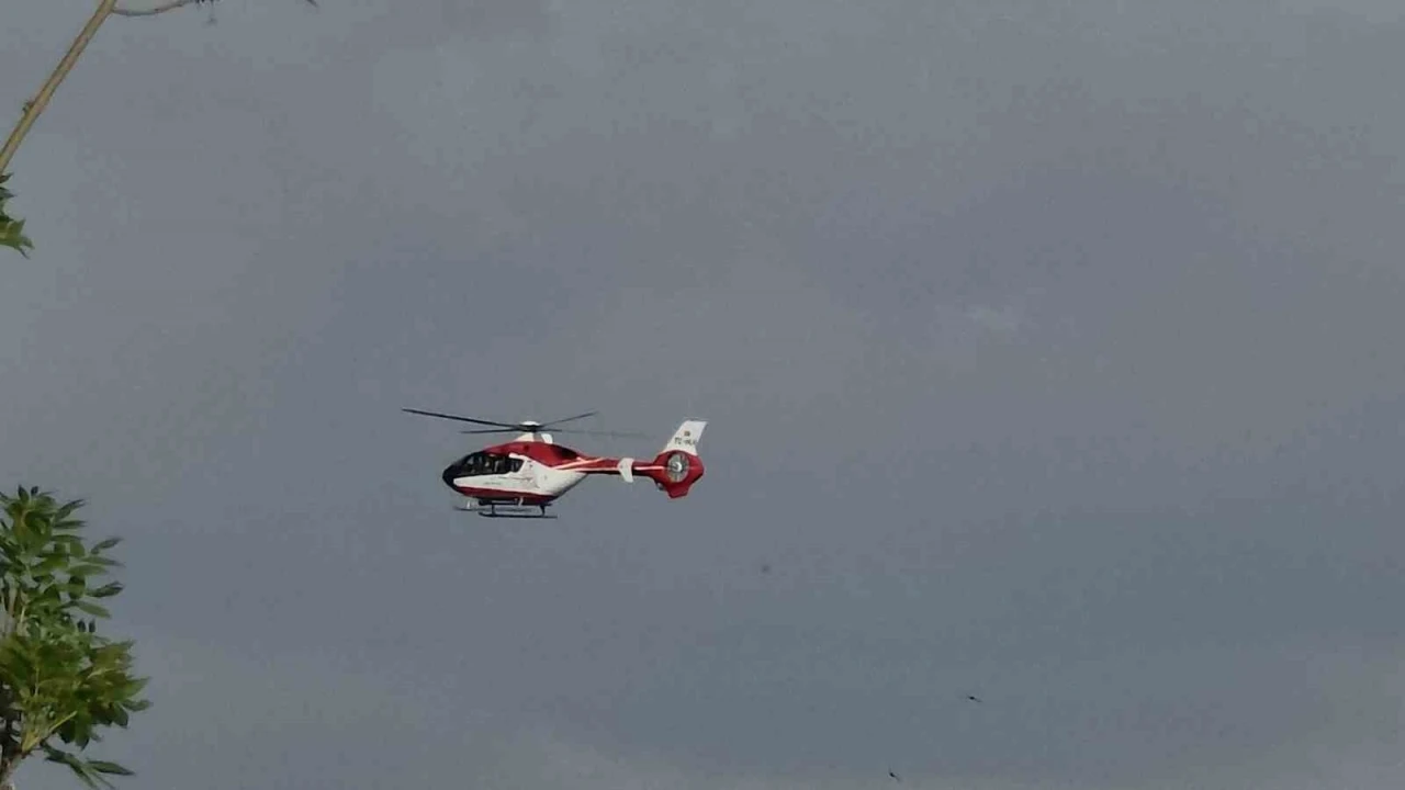 Van’da 57 yaşındaki hasta için helikopter ambulans