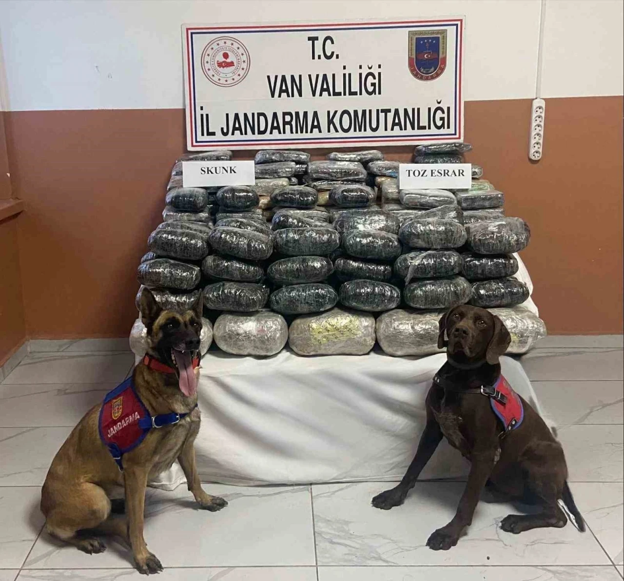 Van’da 90 kilo uyuşturucu ele geçirildi
