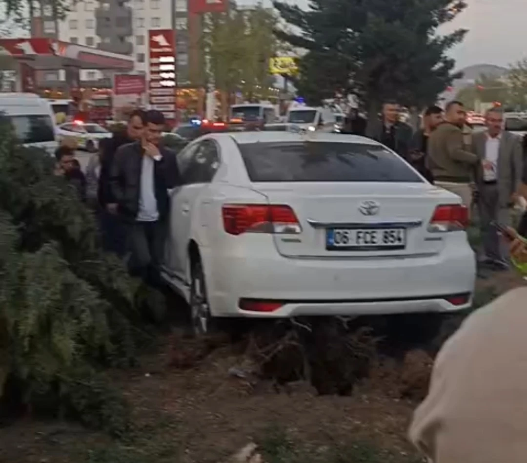 Van’da kontrolden çıkan araç ağaca çarptı: 2 yaralı
