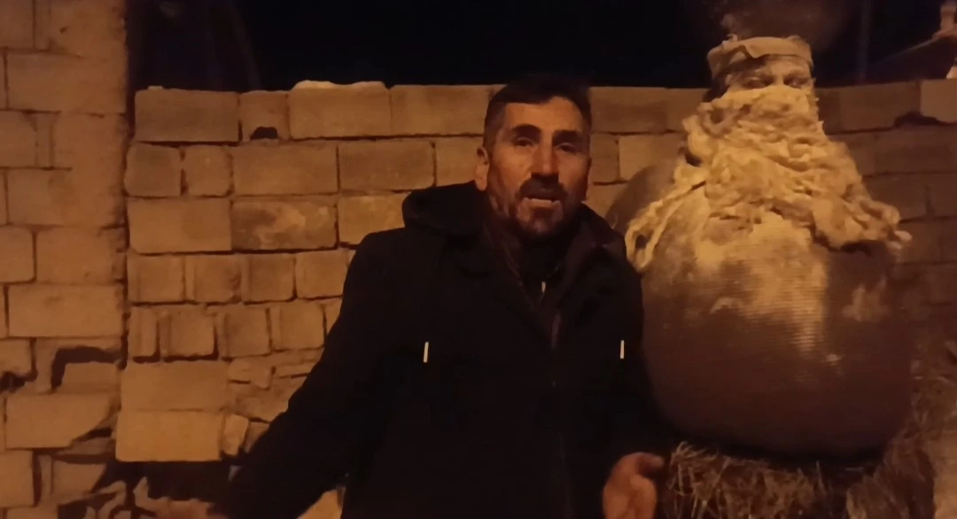 Van&rsquo;da k&ouml;yl&uuml;lerin kış eğlencesi &rsquo;k&ouml;se-gelin&rsquo; geleneği yaşatılıyor
