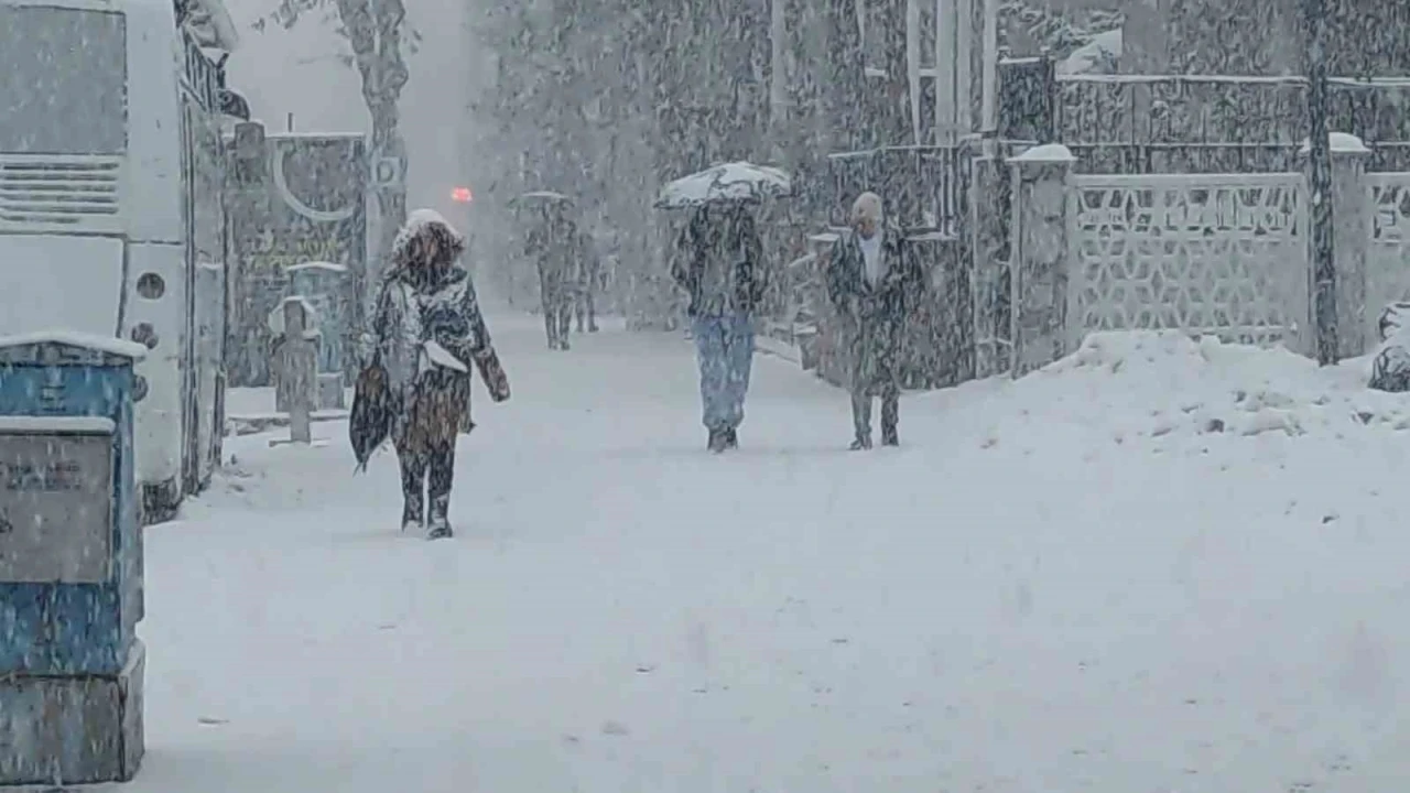 Van&rsquo;da lapa lapa kar yağdı: 405 yerleşim yerinin yolu kapalı
