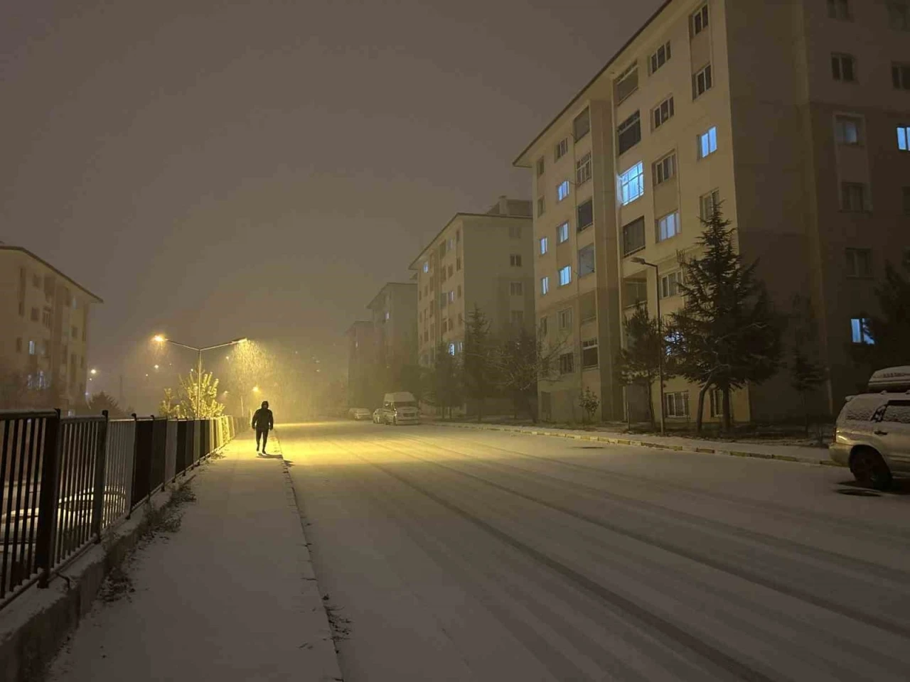 Van&rsquo;da yoğun kar yağışı
