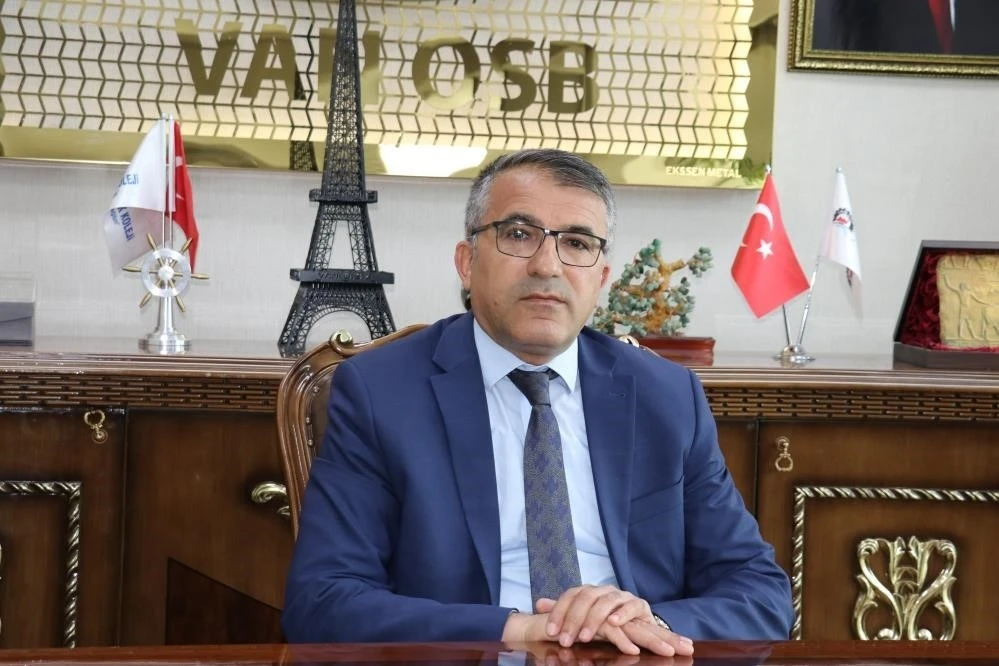 Van OSB Başkanı Aslan: "&Uuml;retim ve istihdamı b&uuml;y&uuml;tmeye kararlıyız"
