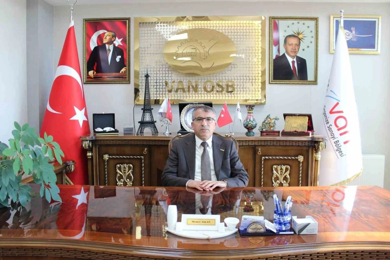 Van OSB Başkanı Memet Aslan: "Gazetecilik onurlu ve şerefli bir meslektir"
