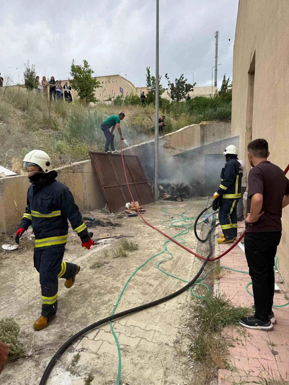 Van Tekstilkent’te yangın paniği
