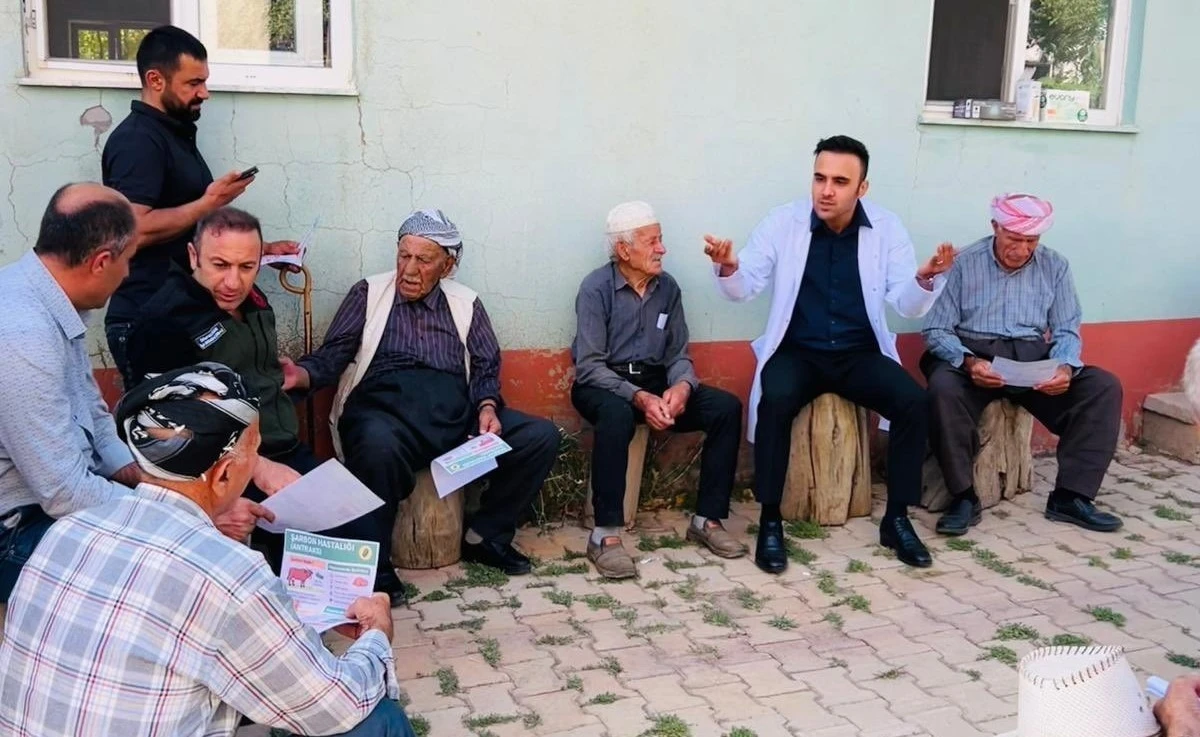 Vatandaşlara şarbon ve korunma yolları anlatıldı
