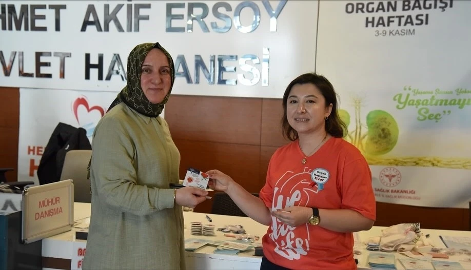 Vatandaşlardan organ bağışına yoğun ilgi
