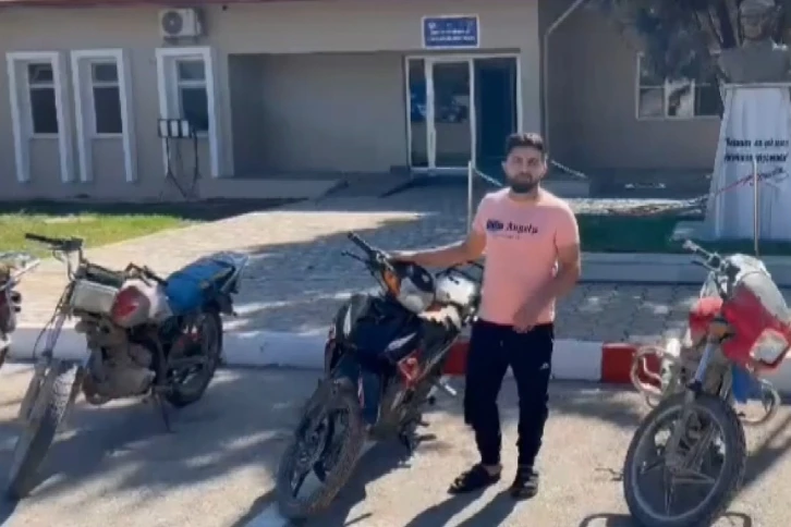 Vatandaştan, &ccedil;alınan motosikletini bulan jandarmaya teşekk&uuml;r
