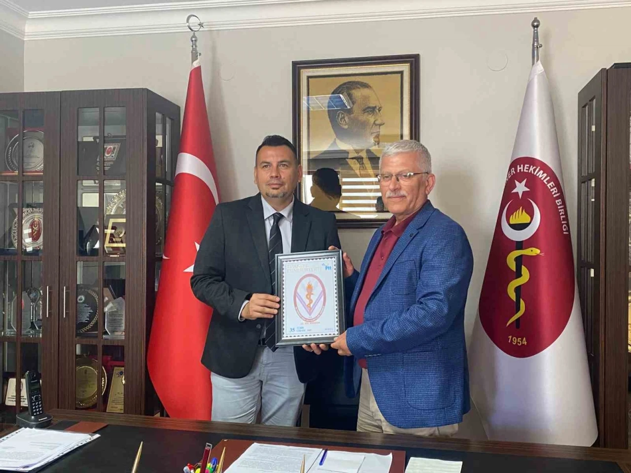 Veteriner Gıda Hijyenistleri Derneği’nden TVHB’ye ziyaret
