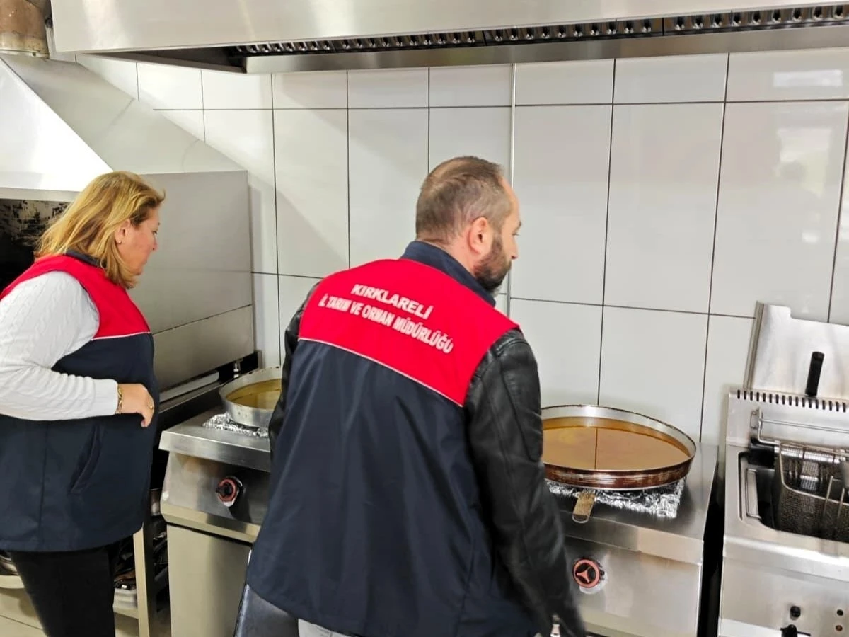 Vize&rsquo;de kuru yemiş, pastane ve i&ccedil;kili mekanlara yılbaşı denetimi
