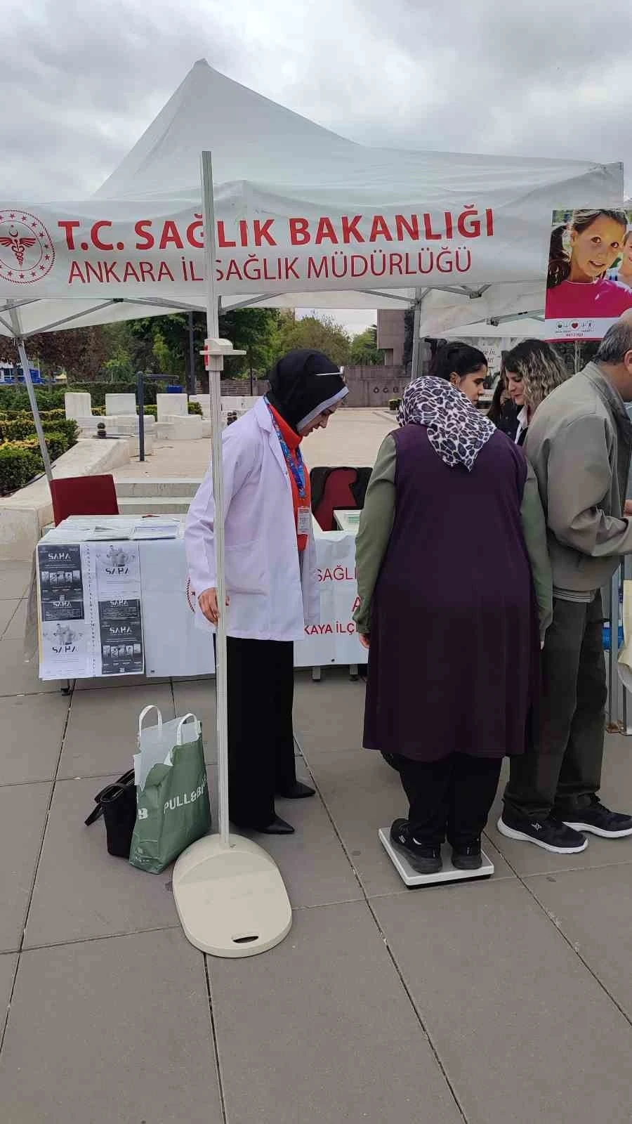 Vücut kitle indeksi ölçümü uygulaması Ankara’da da başladı

