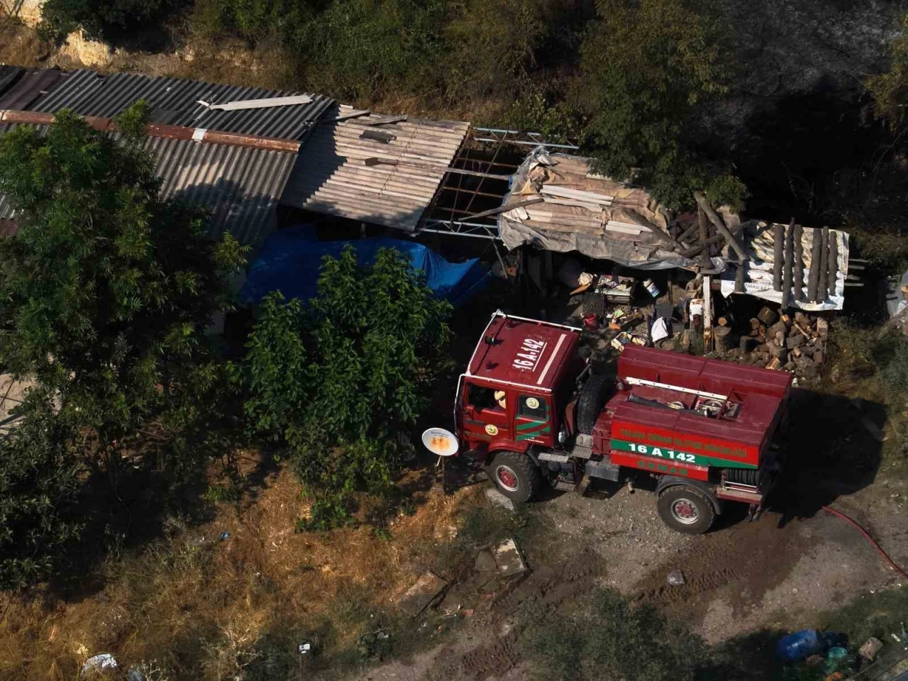 Yalova’da arazi yangını
