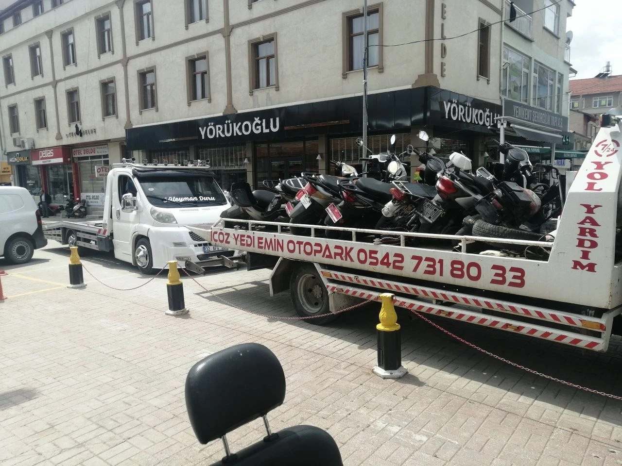Yalvaç’ta tescil plakası bulunmayan 55 motosiklet trafikten men edildi
