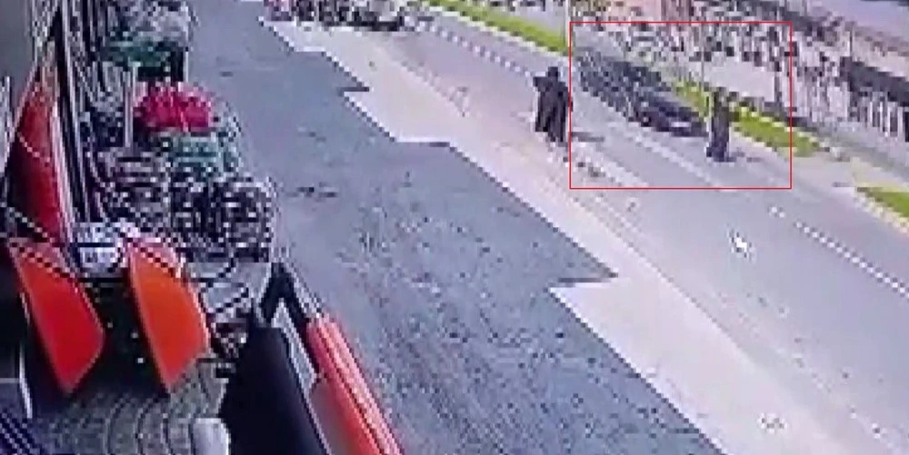 Yaya geçidinden geçerken canından oluyordu
