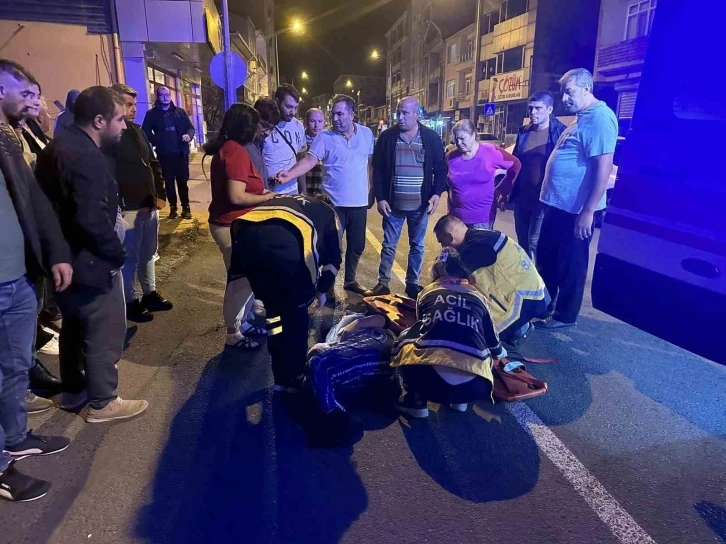 Yayaya &ccedil;arpıp ka&ccedil;tı
