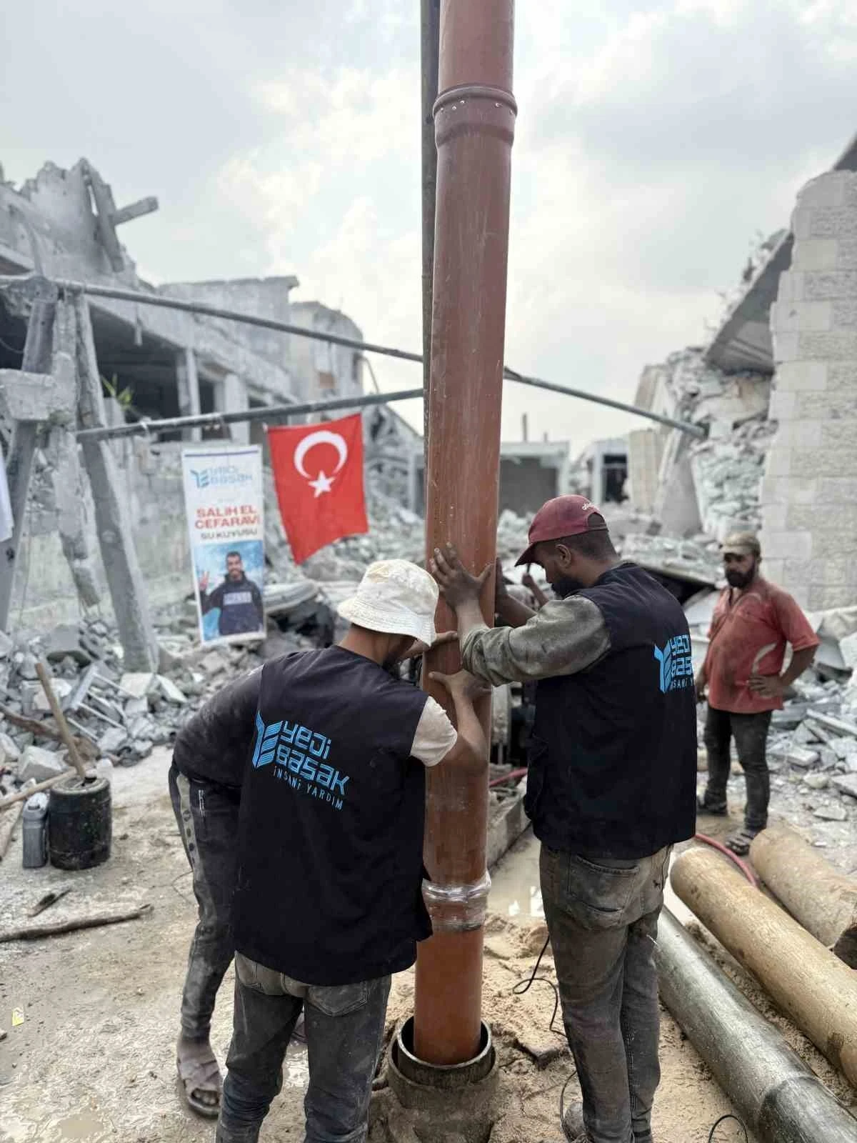 Yedi Başak’tan Gazze’ye kesintisiz insani destek
