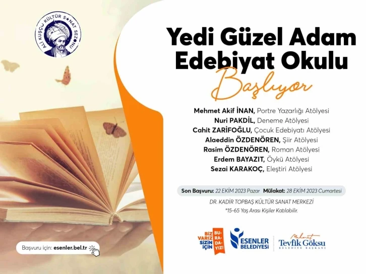 &rsquo;Yedi G&uuml;zel&rsquo; edebiyat okulu 2&rsquo;nci kez başlıyor
