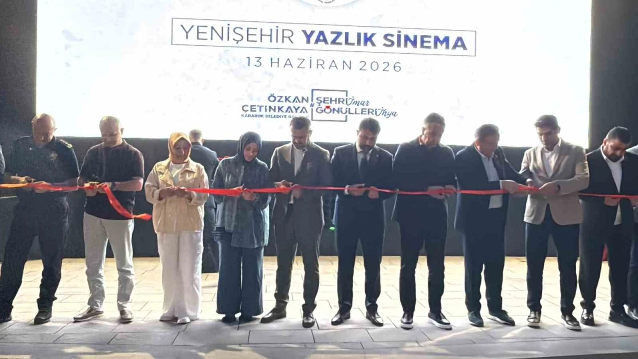 Yenişehir Yazlık Sineması 13 yıl sonra t&ouml;renle a&ccedil;ıldı
