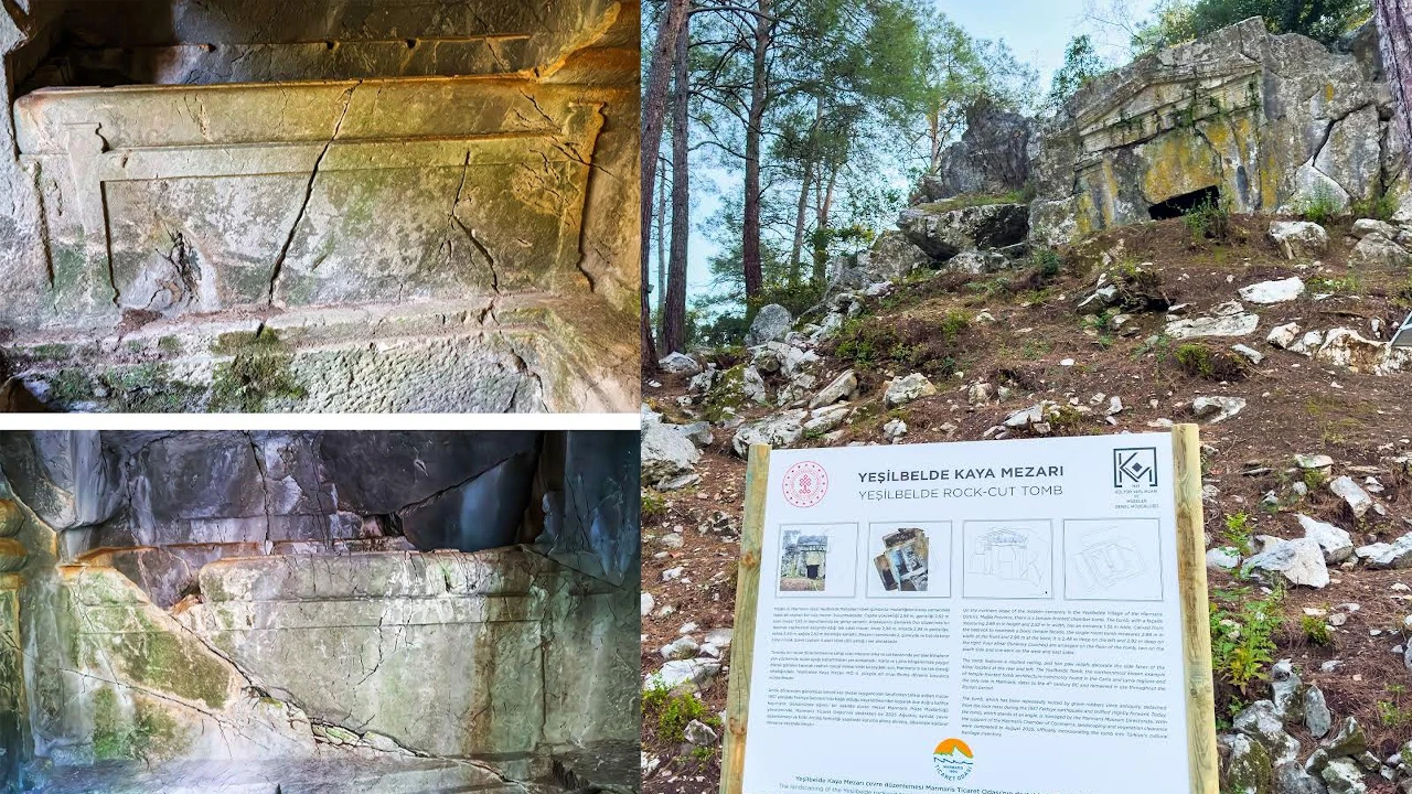 Yeşilbelde Kaya Mezarı Koruma Altına Alındı