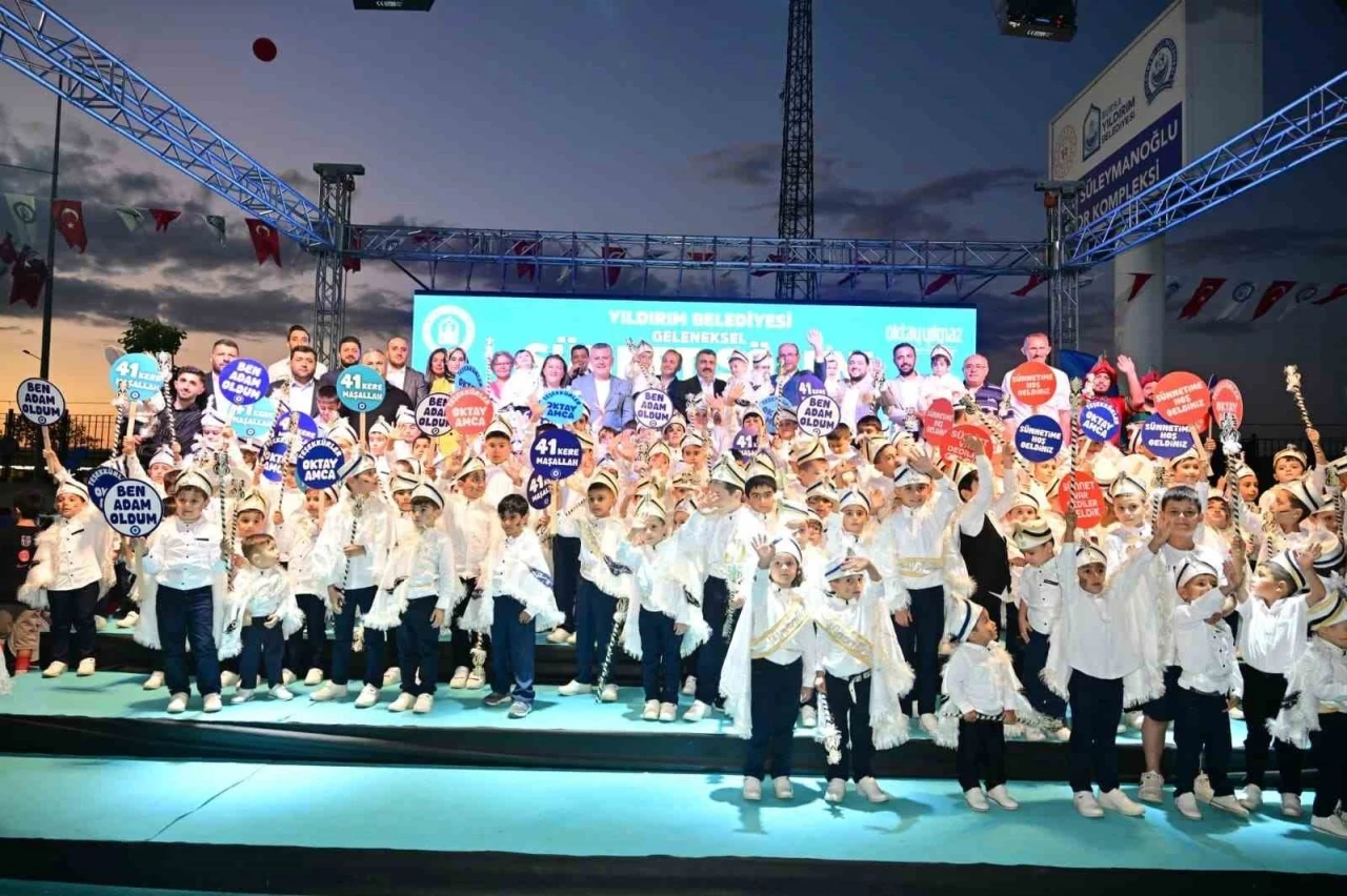 Yıldırım’da 600 çocuk için sünnet şöleni
