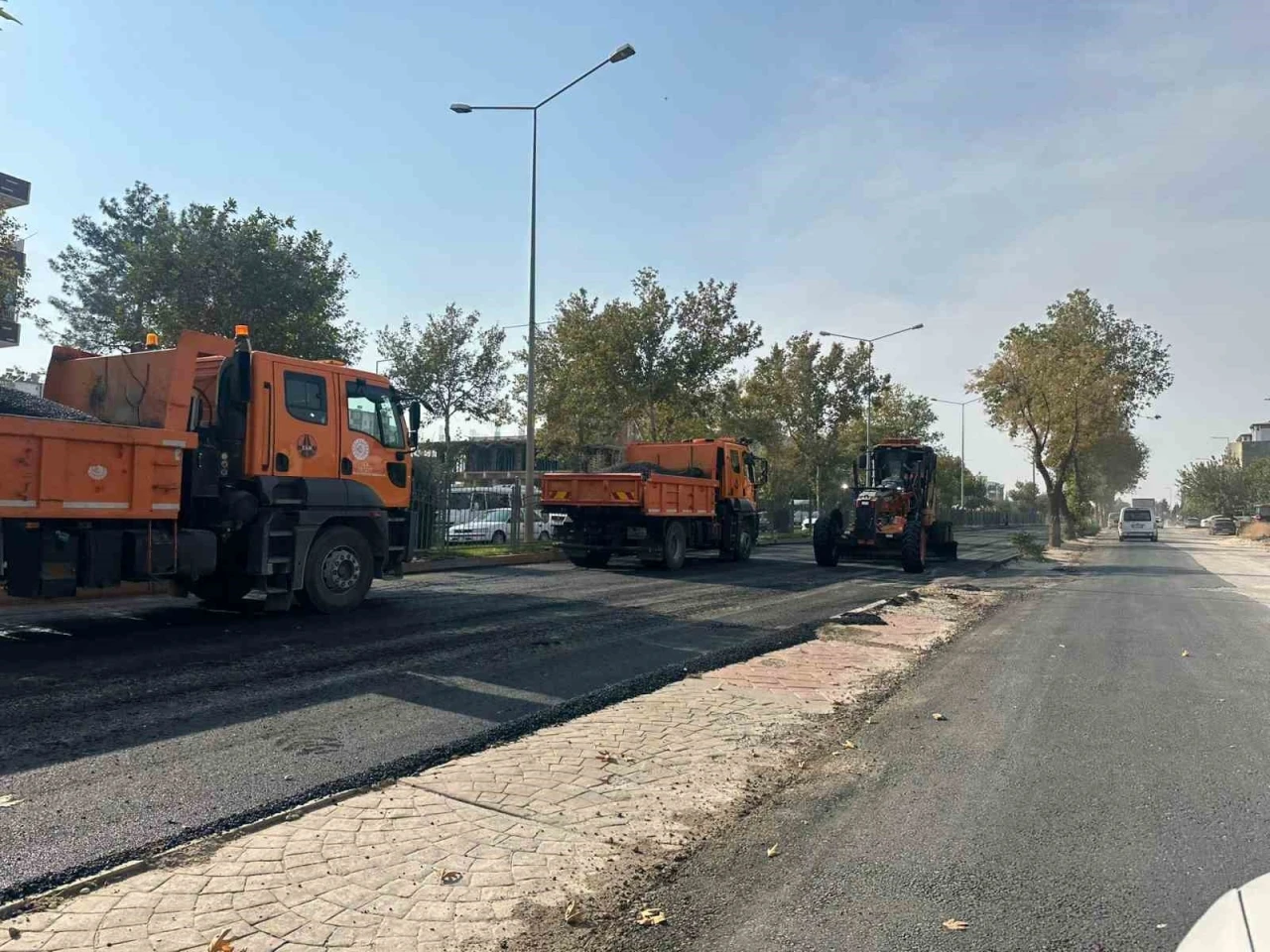 Yıllardır düzeltilmeyen yollar, Cumhurbaşkanı geleceği için bir günde yapıldı
