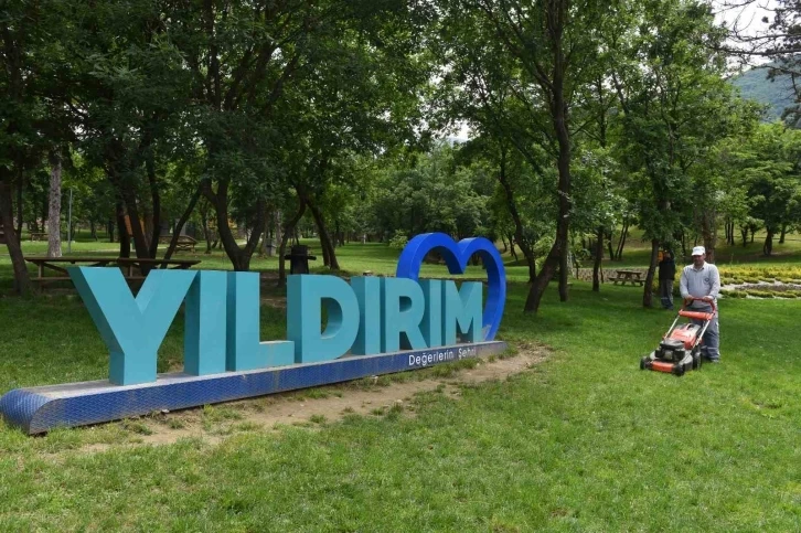 Yldırım orman parkları yaza hazır
