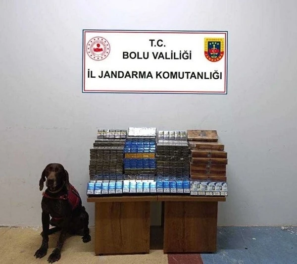Yolcu otobüsünde bin 650 paket kaçak sigara ele geçirildi
