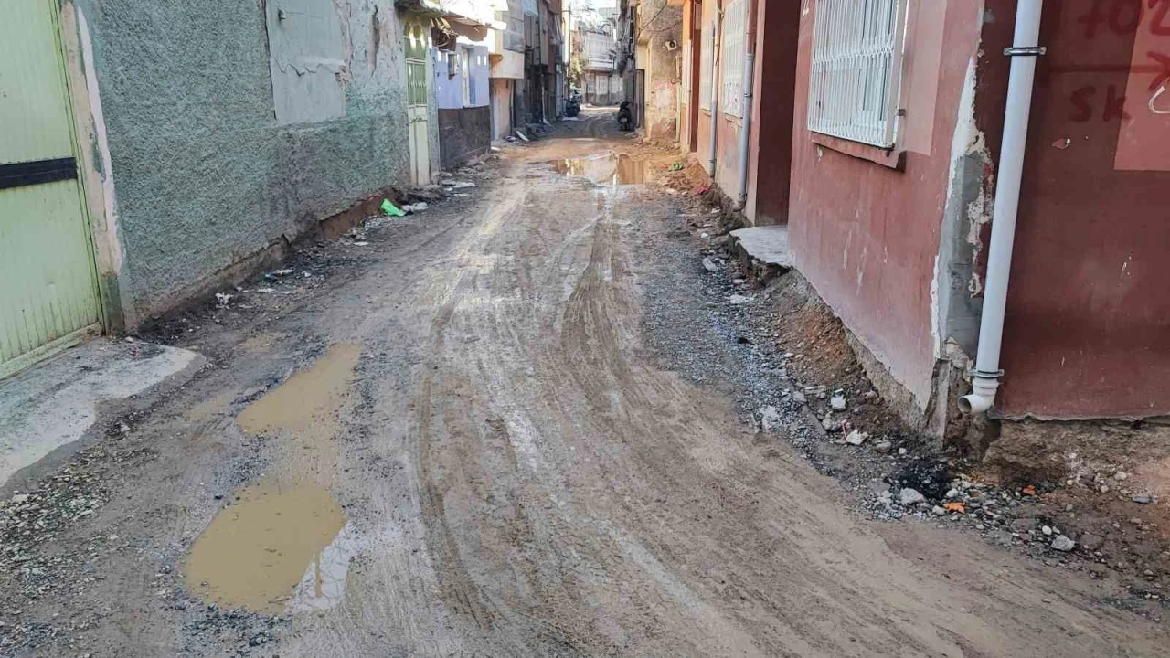 Yollar k&ouml;stebek yuvasına d&ouml;nd&uuml;, mahalleli isyan etti
