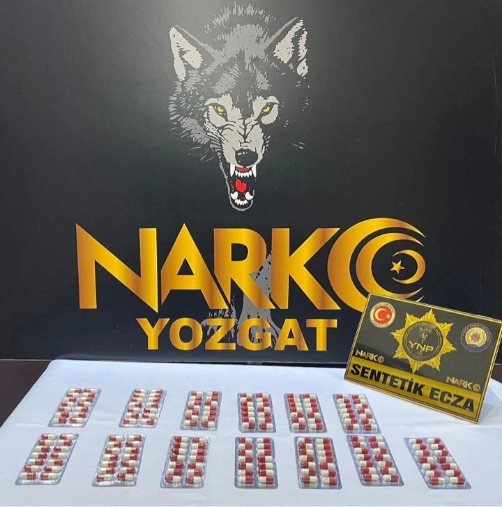 Yozgat&rsquo;ta 182 adet uyuşturucu hap ele ge&ccedil;irildi
