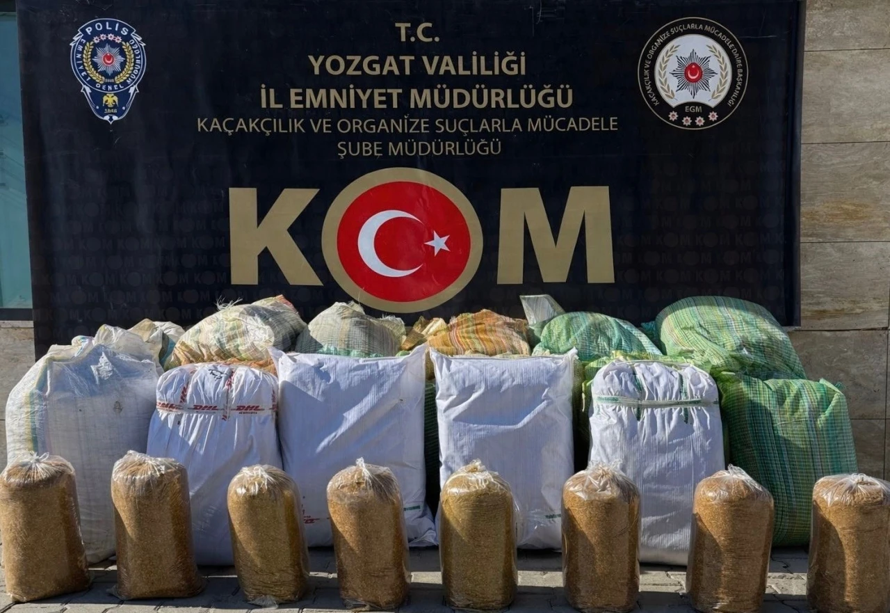 Yozgat&rsquo;ta 650 kilo t&uuml;t&uuml;n ele ge&ccedil;irildi

