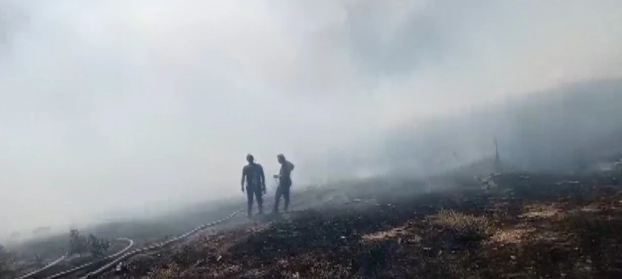 Yozgat’ta anız yangını paniğe neden oldu
