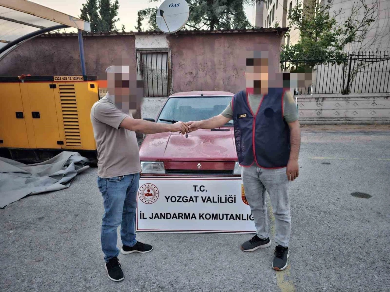 Yozgat’ta çalınan araç, Aksaray’da bulundu
