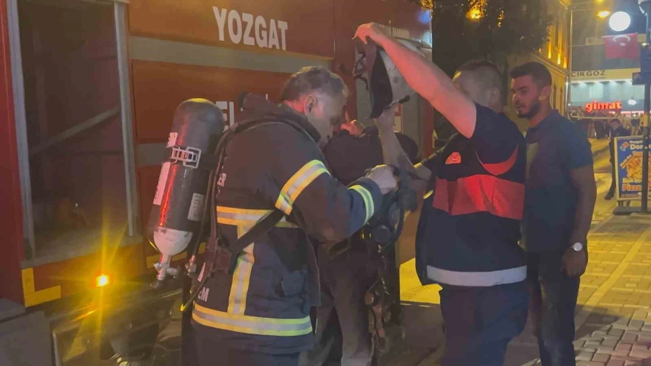 Yozgat’ta iş yeri yangını
