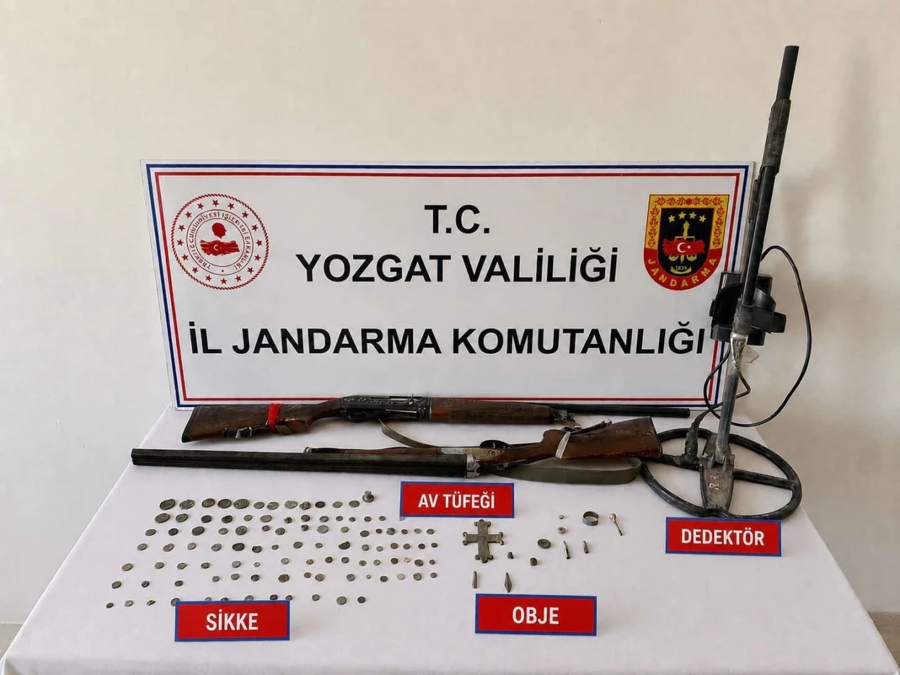 Yozgat&rsquo;ta tarihi eser nitelikli objeler ele ge&ccedil;irildi
