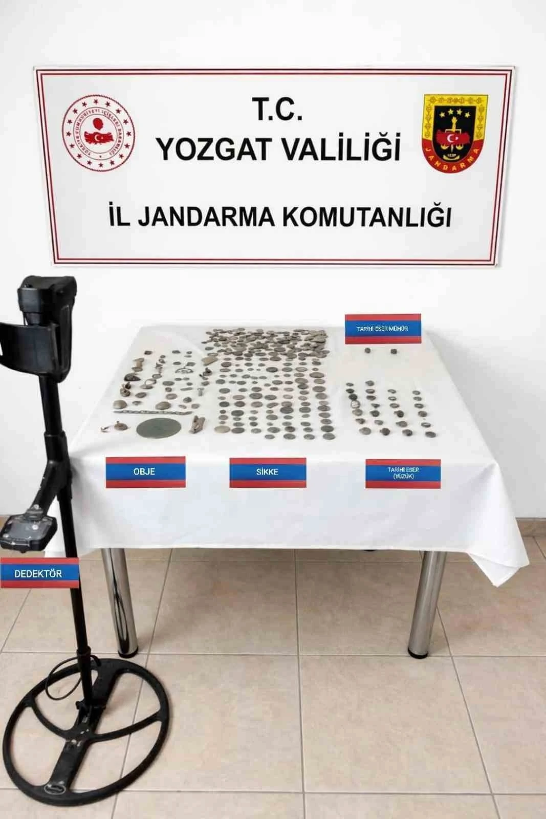 Yozgat&rsquo;ta tarihi eser nitelikli objeler ele ge&ccedil;irildi
