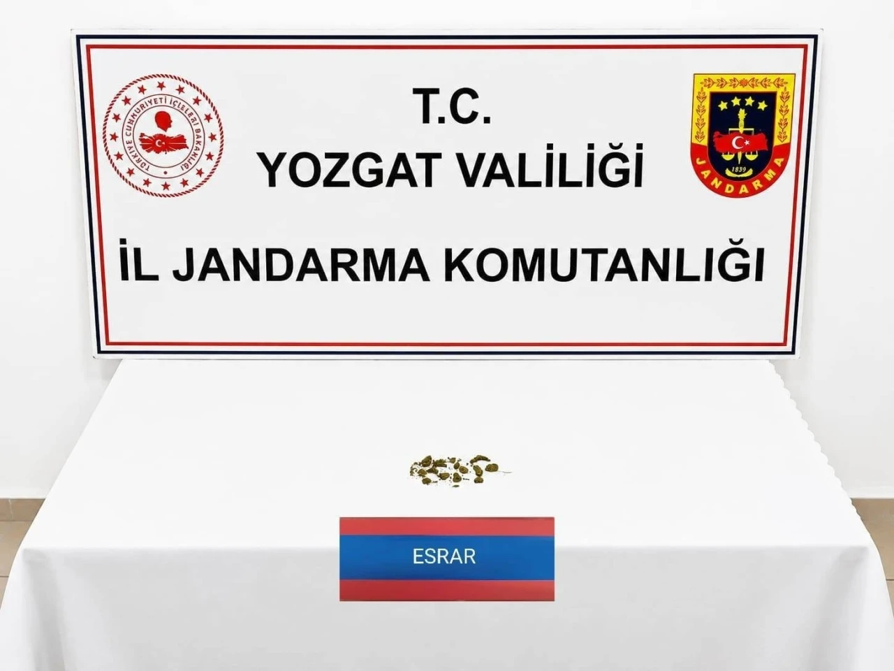Yozgat&rsquo;ta uyuşturucu operasyonunda 1 g&ouml;zaltı
