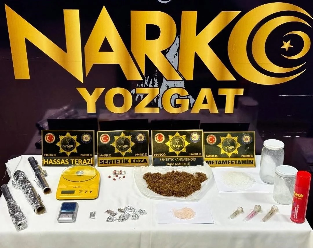 Yozgat&rsquo;taki uyuşturucu operasyonunda 1 kişi tutuklandı
