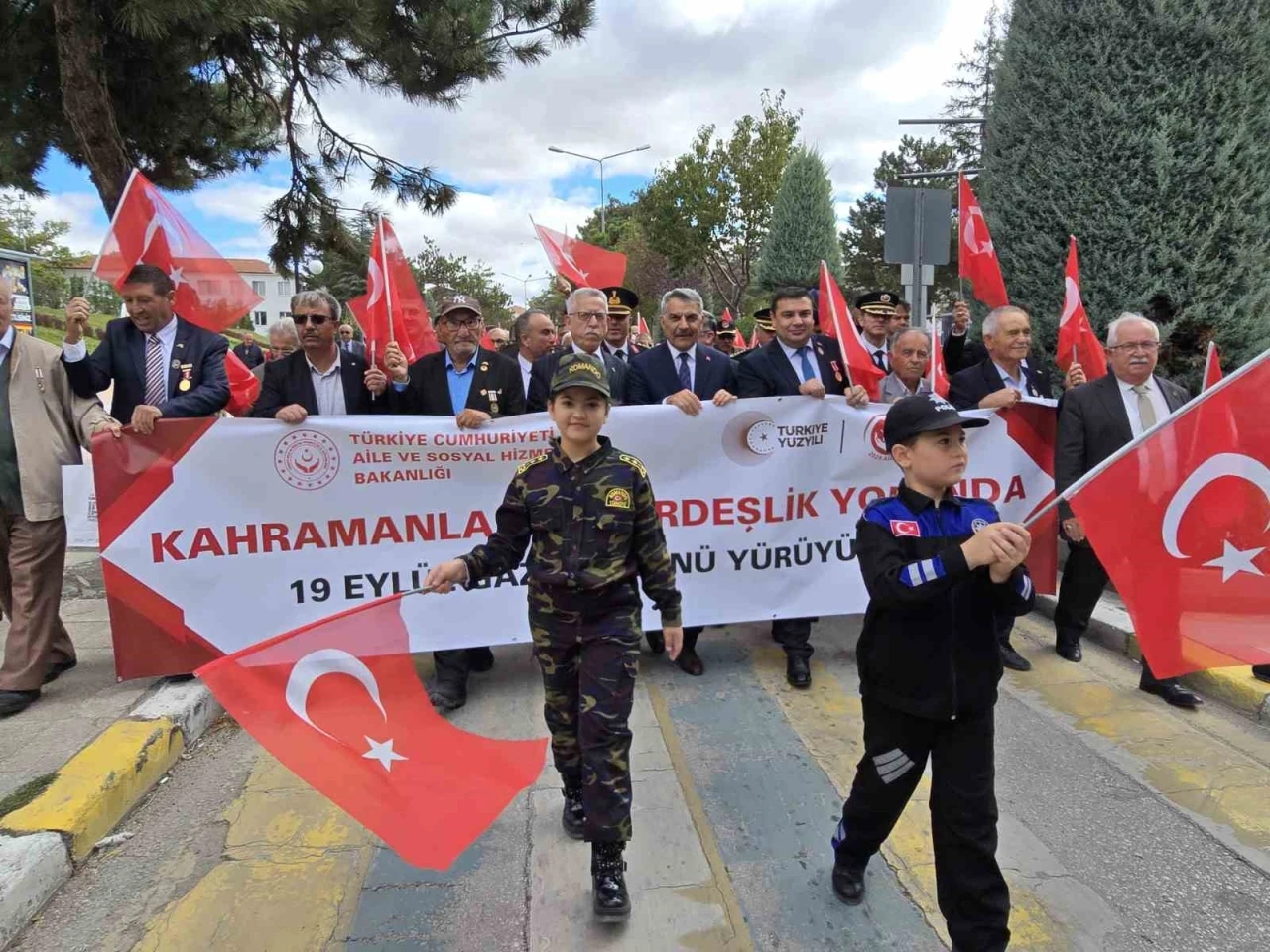 Yozgatlı Gaziler, törende bir araya geldi
