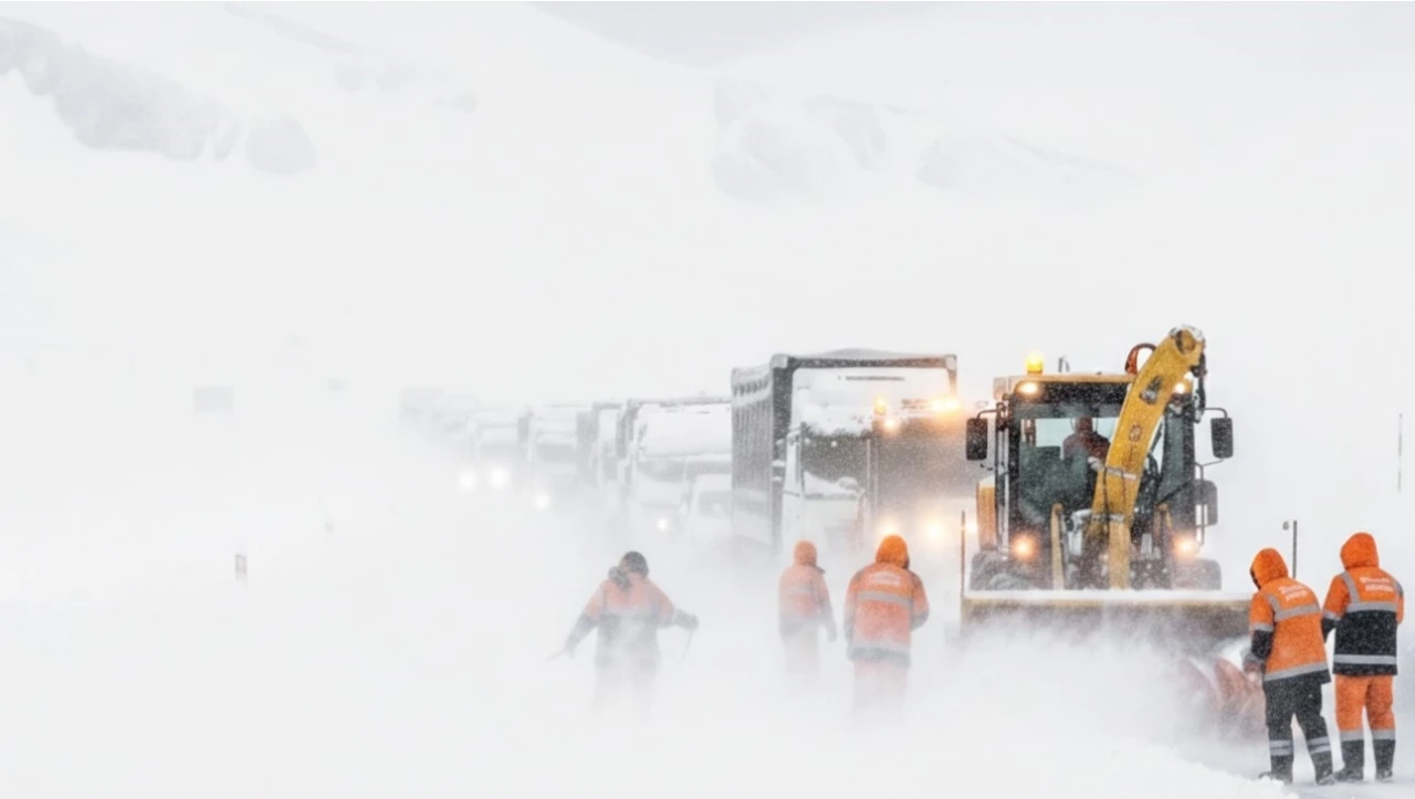 Y&uuml;ksekova-Şemdinli kara yolu tipi nedeniyle ulaşıma kapatıldı
