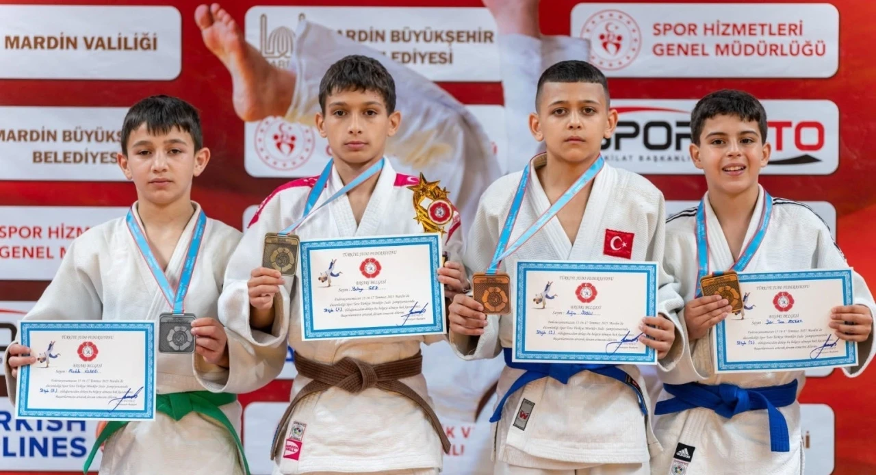 Yunusemreli judocular Mardin’den başarıyla döndü
