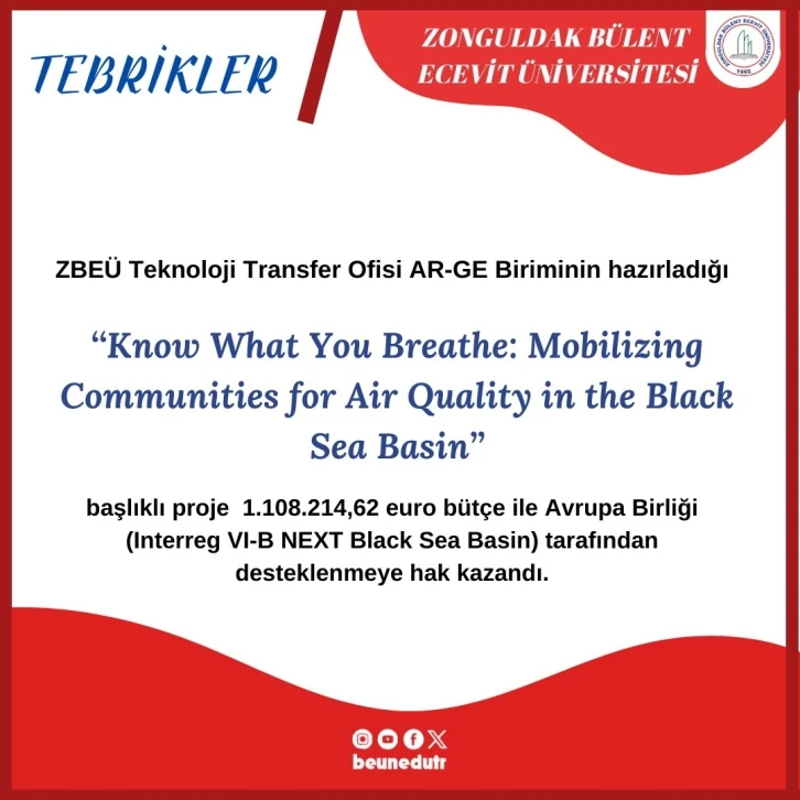 ZBEÜ Teknoloji Transfer Ofisi AR-GE Biriminin Projesine AB’den destek