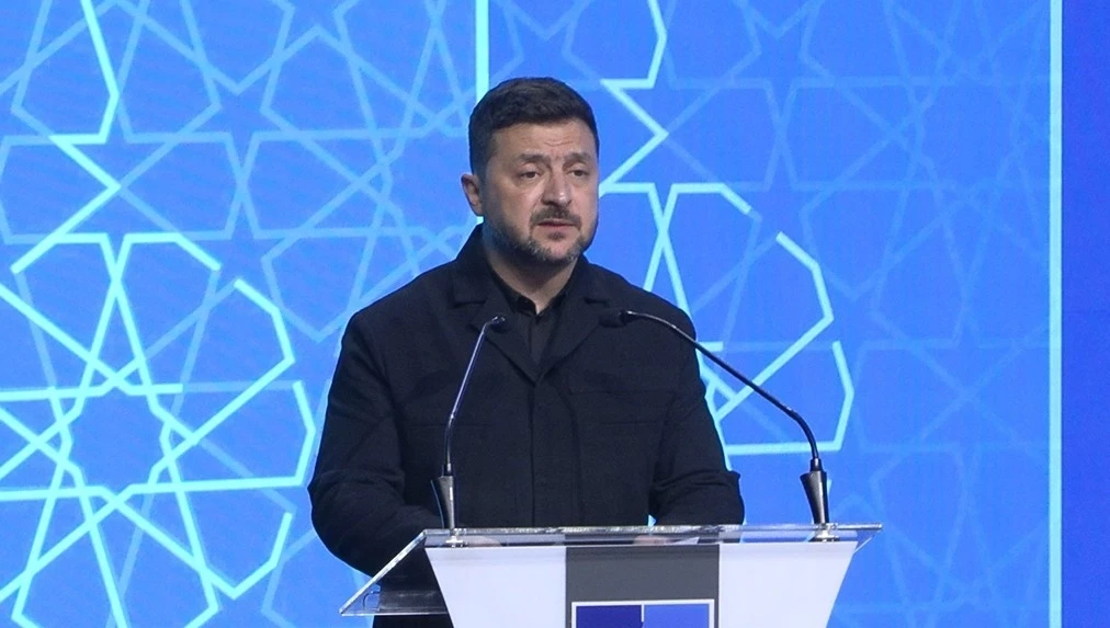 Zelenski: "Ukrayna&rsquo;nın NATO&rsquo;da olması hepimizi daha g&uuml;&ccedil;l&uuml; kılar"
