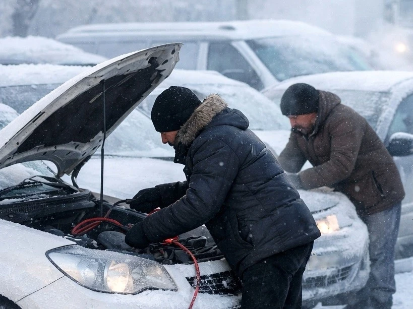 Zemheri Erzincan&rsquo;ı dondurdu: Ara&ccedil;lar sabah &ccedil;alışmadı
