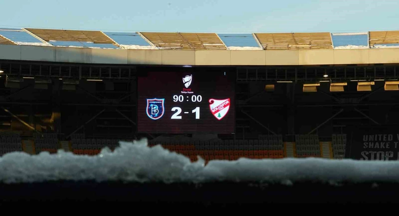 Ziraat T&uuml;rkiye Kupası: Rams Başakşehir: 2 - Boluspor: 1 (Ma&ccedil; sonucu)
