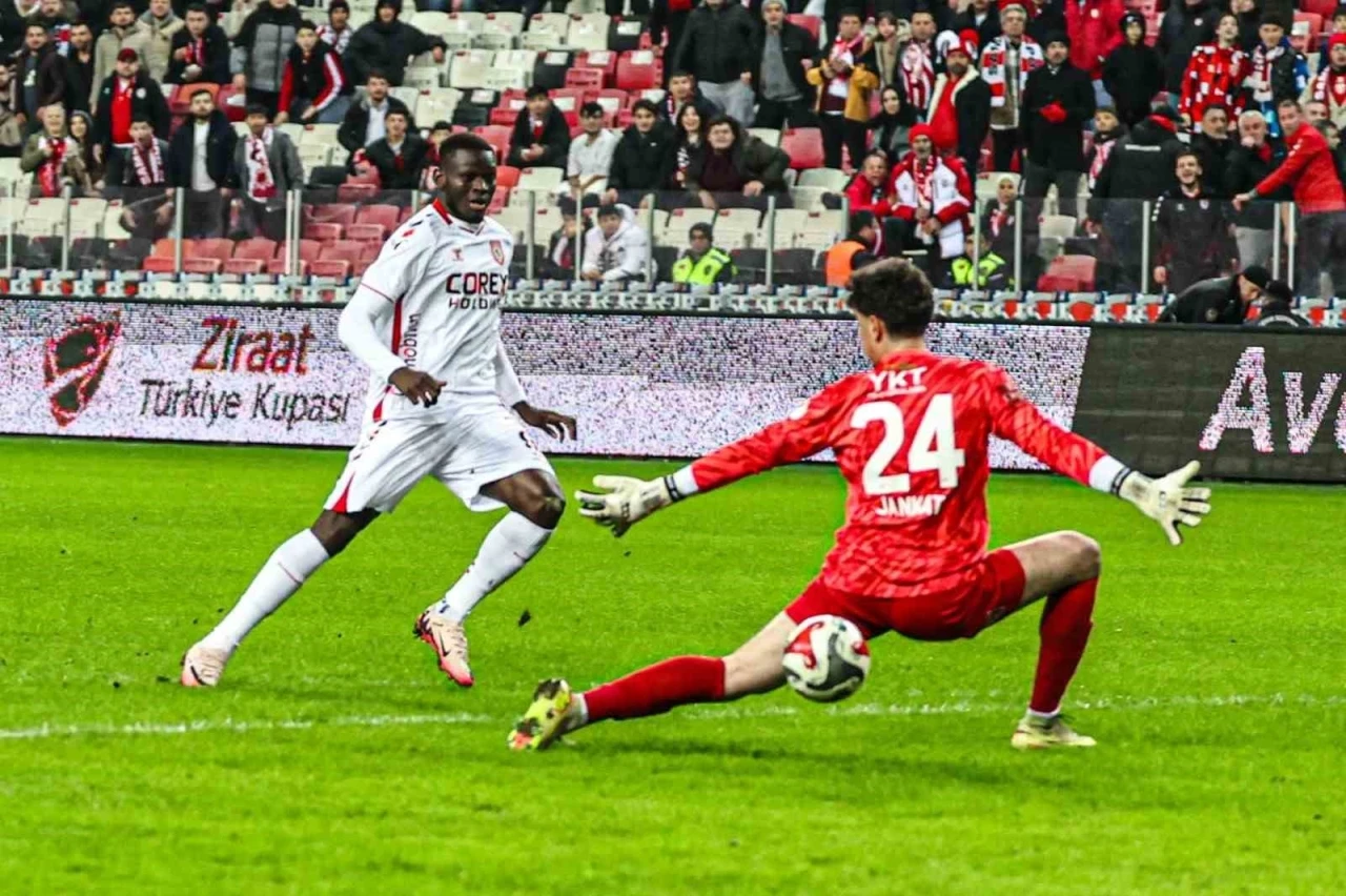 Ziraat T&uuml;rkiye Kupası: Samsunspor: 2 - Ey&uuml;pspor: 1 (Ma&ccedil; sonucu)
