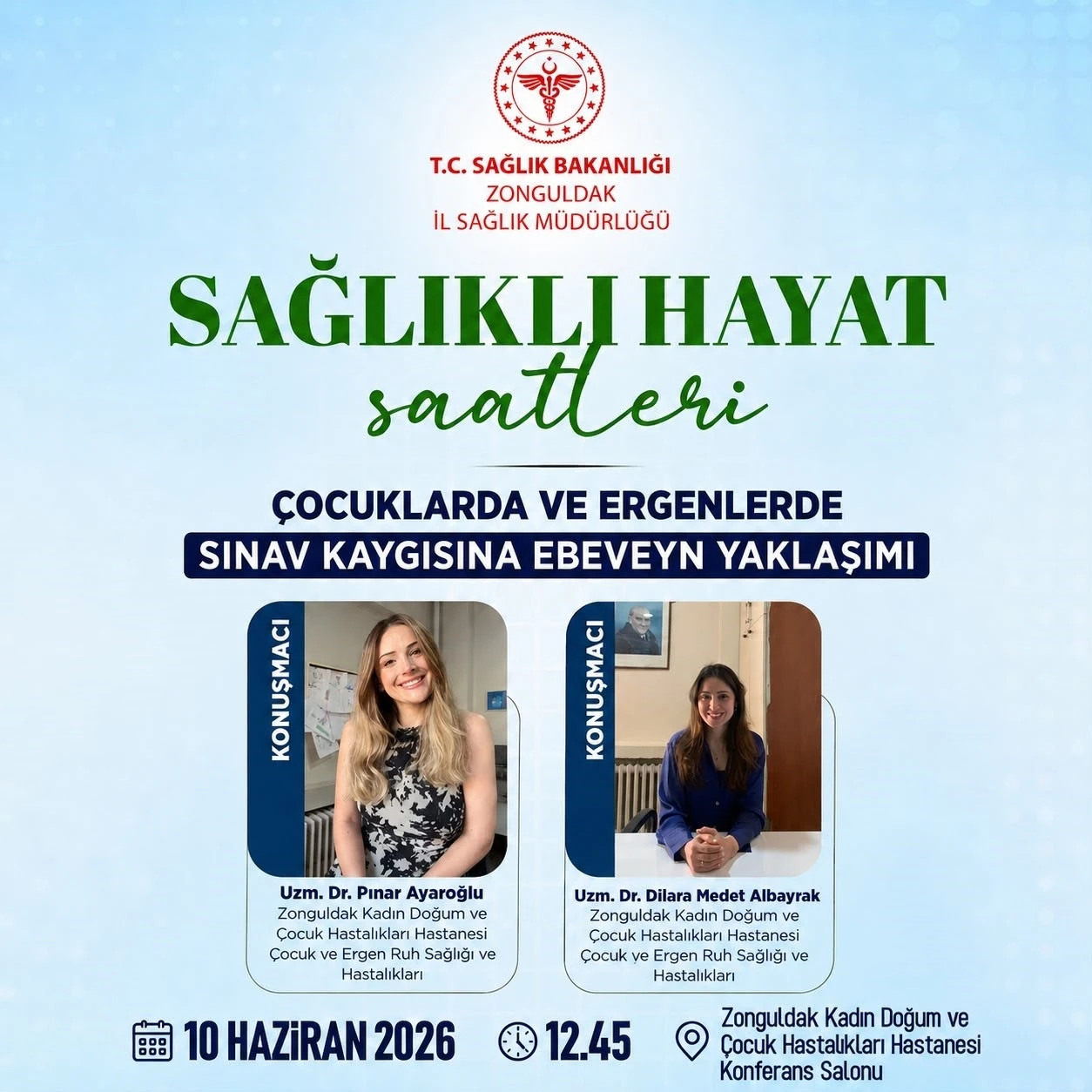 Zonguldak’ta ebeveynlere yönelik sınav kaygısı semineri