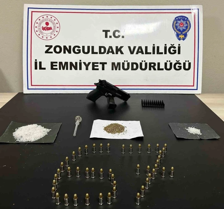 Zonguldak’ta uyuşturucu operasyonunda 2 şüpheli tutuklandı