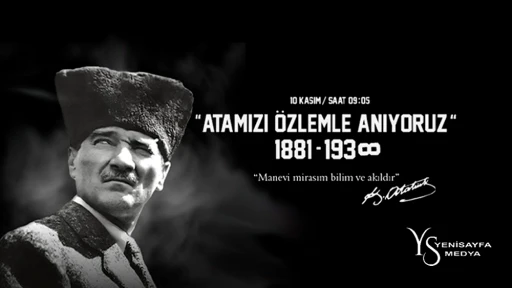 10 Kasım Atatürk'ü Anma Günü