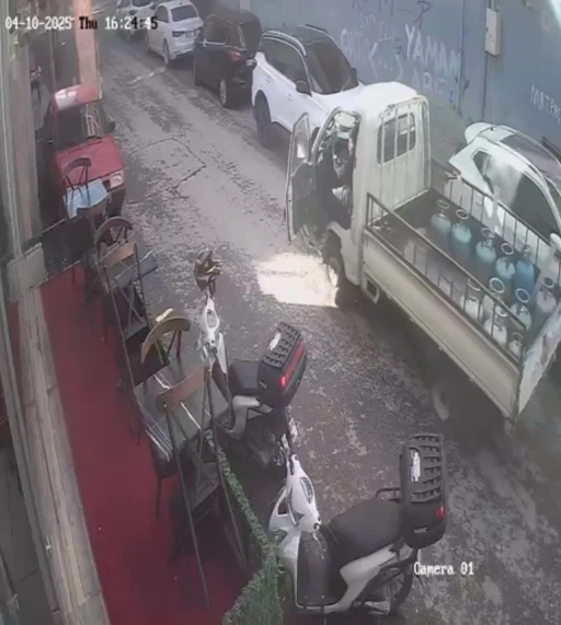 13 yaşındaki Yusuf, tüp yüklü kamyoneti durdurarak faciayı önledi
